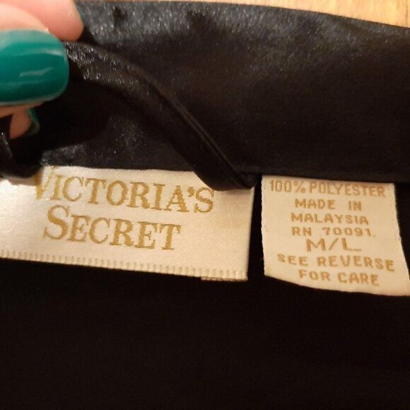 Victoria's Secret Vintage Gold Label Robe sz M/L - Picture 3 of 3